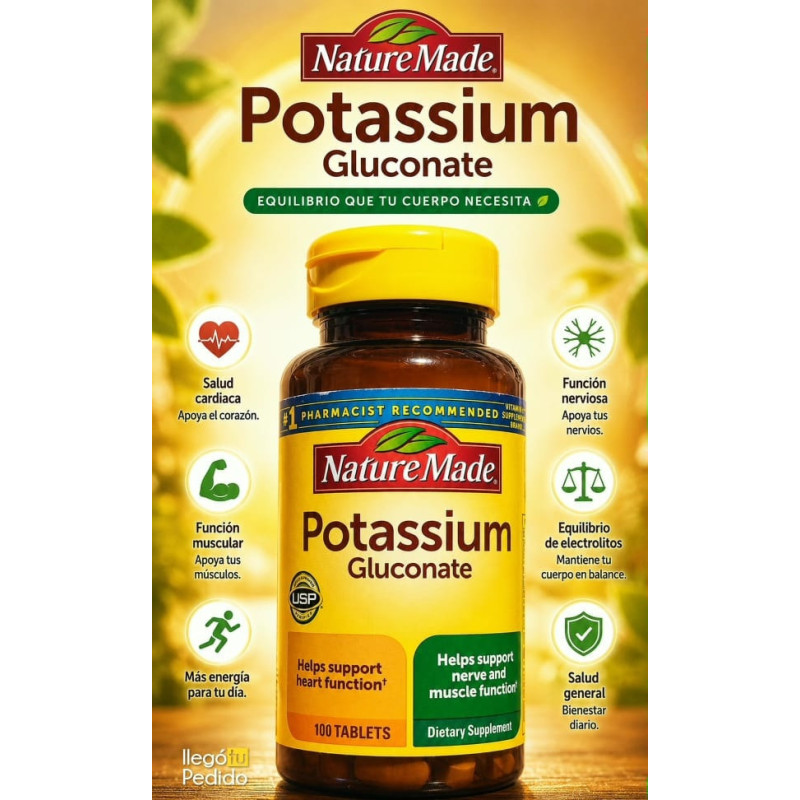 Potasio Nature Made 100tab