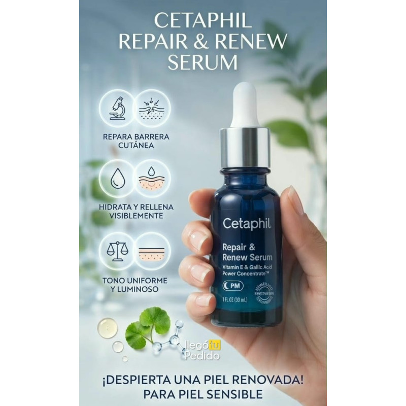 Cetaphil Sérum Nocturno Repara y Renueva 30ml Cetaphil Sérum Nocturno Repara y Renueva 30ml
