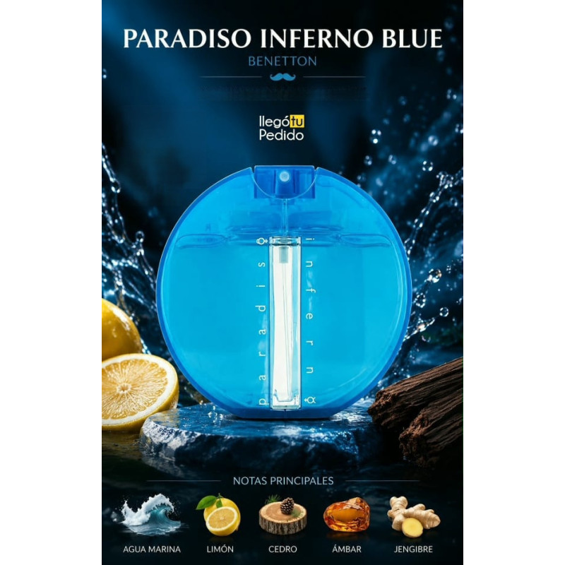 Benetton Paradiso Inferno Blue 100ml