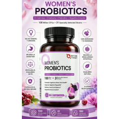 Probióticos Womens Nature Target 100 billones 180cap