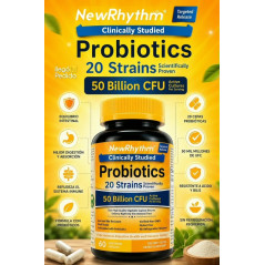 Probióticos NewRhythm 50 billones 60cap