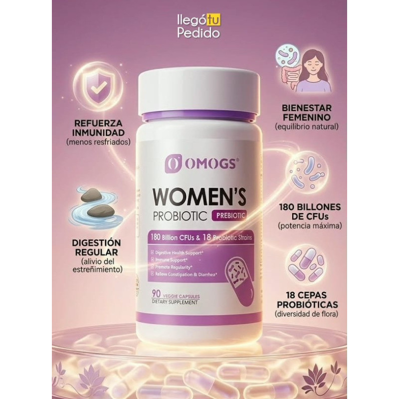 Probióticos Womens  Omogs 180 Billones 90cap