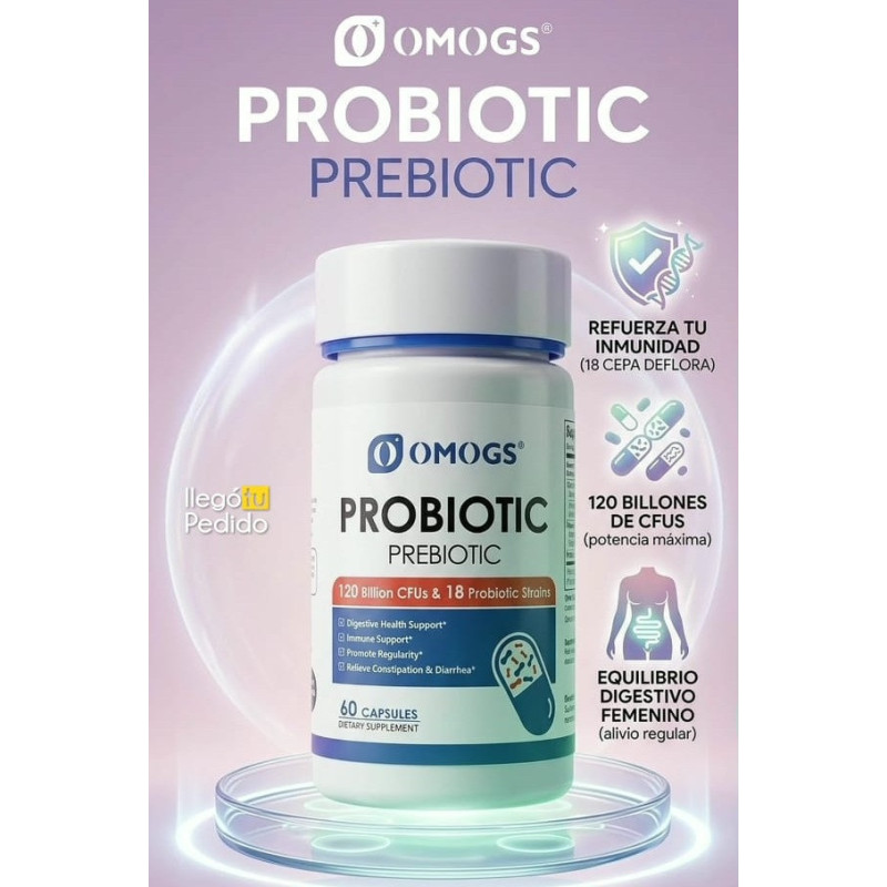 Probióticos Omogs 120 Billones 60cap