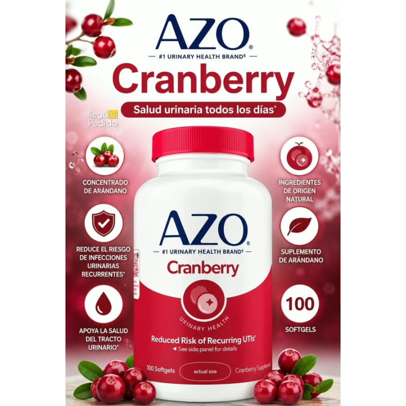 Cranberry Azo 25.000mg  100cap