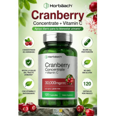 Cranberry + Vitamina C Horbaach 30.000mg 120cap