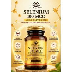 Selenio Solgar 100mcg 100tab