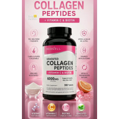 Super Colágeno + Vitamina C & Biotin NeoCell 6.000mg 360tab