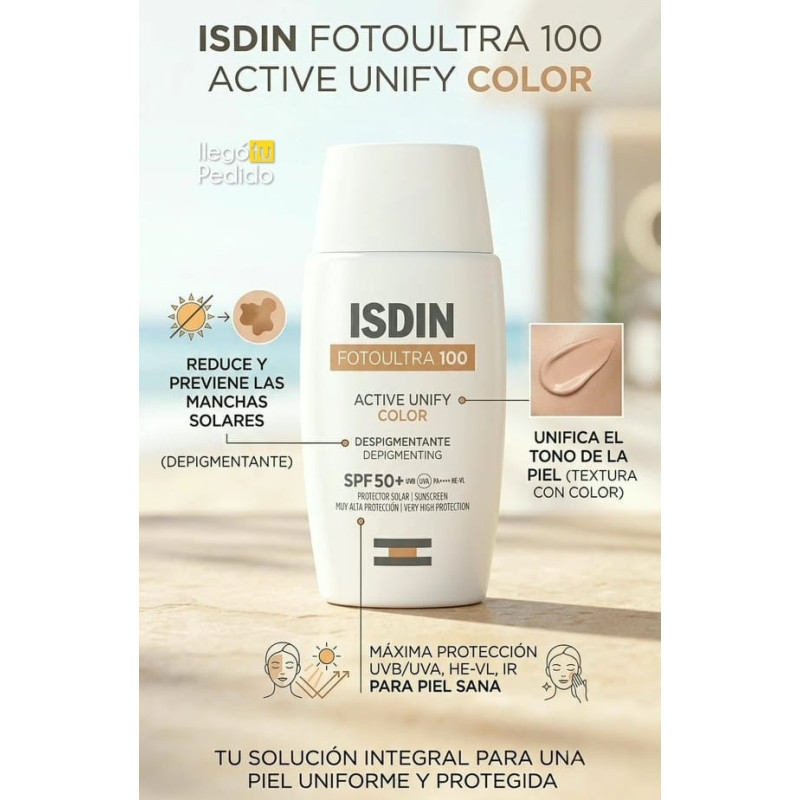 Isdin Protector Solar Active Unify Color FPS50 50ml