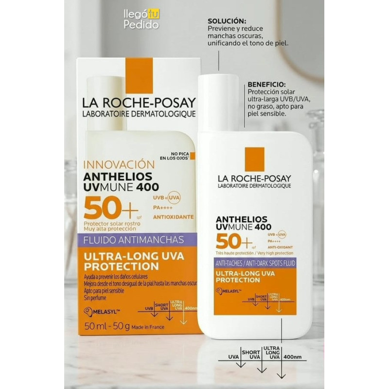 La Roche Posay Anthelios Fluido Antimanchas SPF 50+