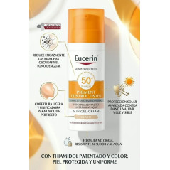 Eucerin Protector Solar Control Pigmento Tono Claro