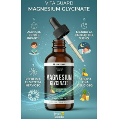 Glicinato de Magnesio Vita Guard  Limón 500mg 60ml