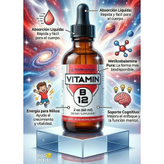 Vitamina B-12 Firewaterstar Líquida 60ml