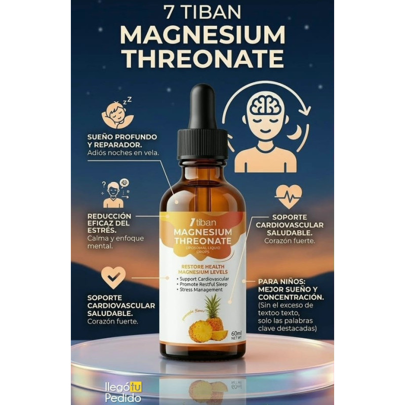 Treonato de Magnesio Itiban 1.500mg 60ml