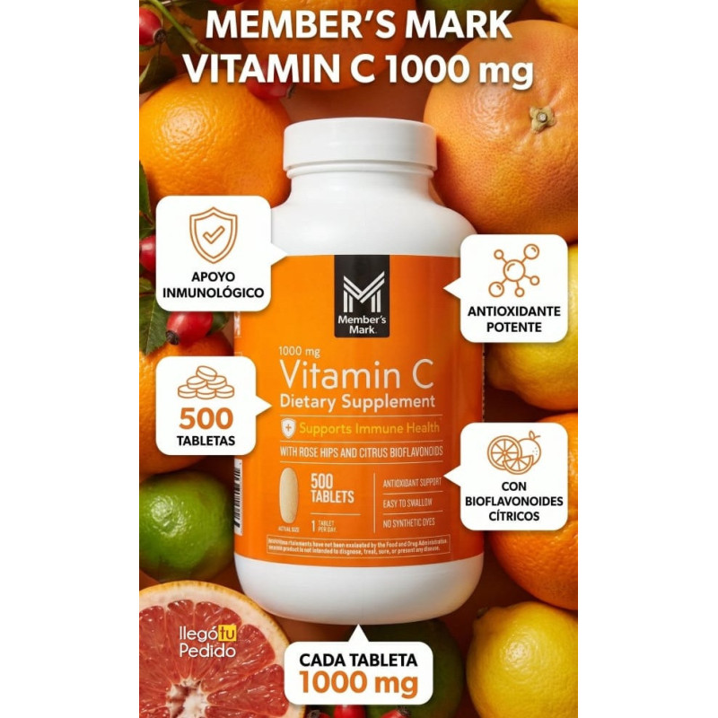 Vitamina C-1000 Members Mark 500tab