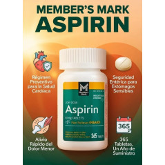 Aspirina Members Mark 81mg 365tab