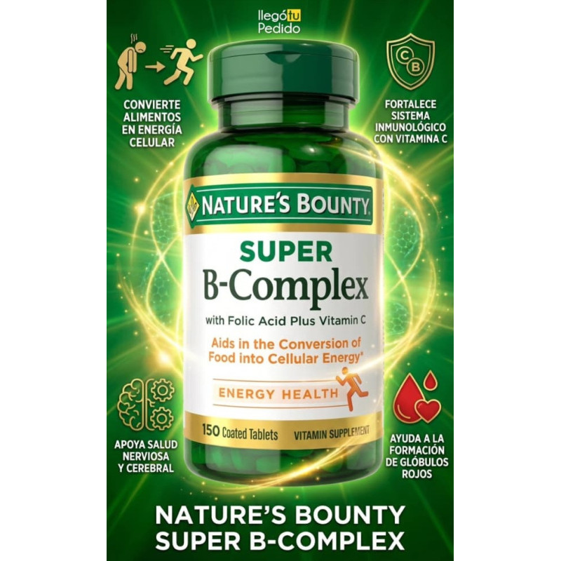 Super Complejo B Natures Bounty 150tab