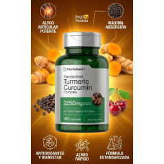Cúrcuma Complex Horbaach 2250mg  180cap